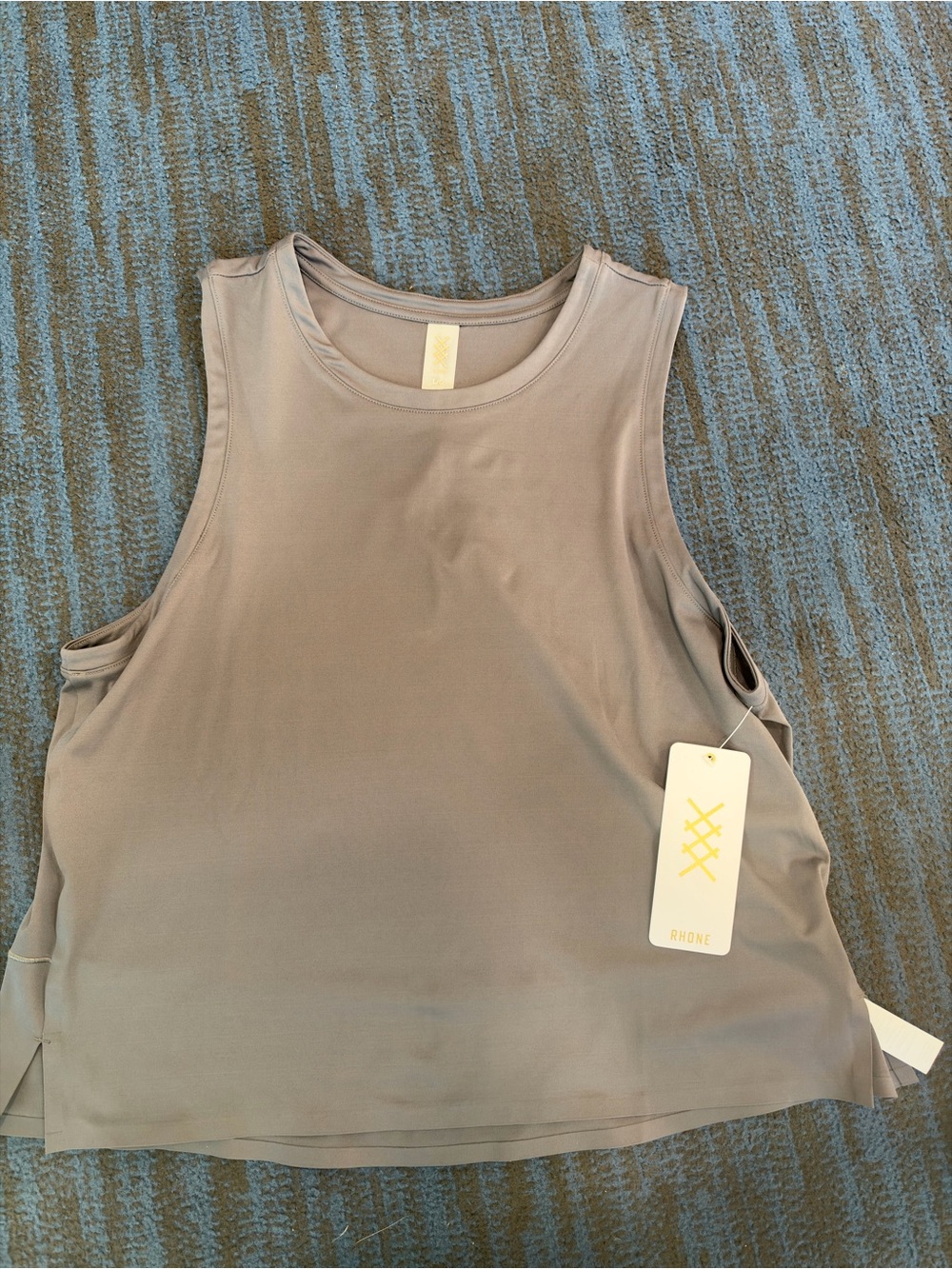 Rhone Serene Tank - Asphalt Grey